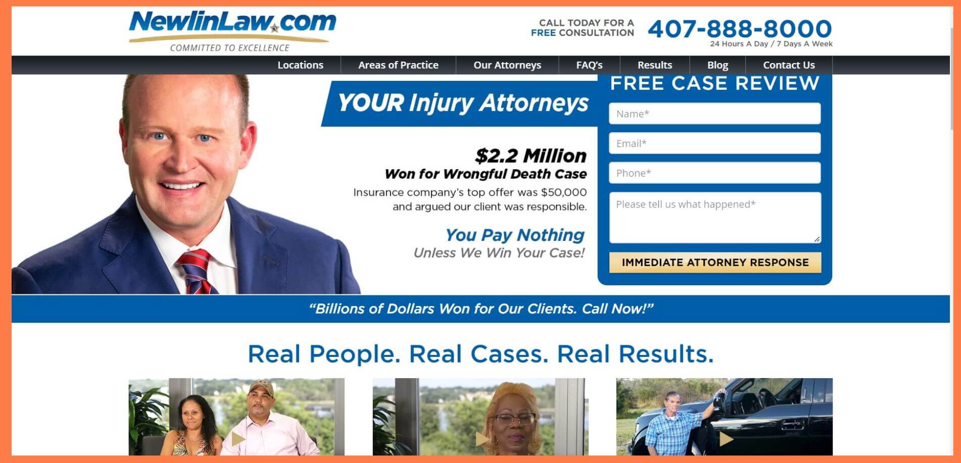 Dan Newlin Injury florida Attorneys