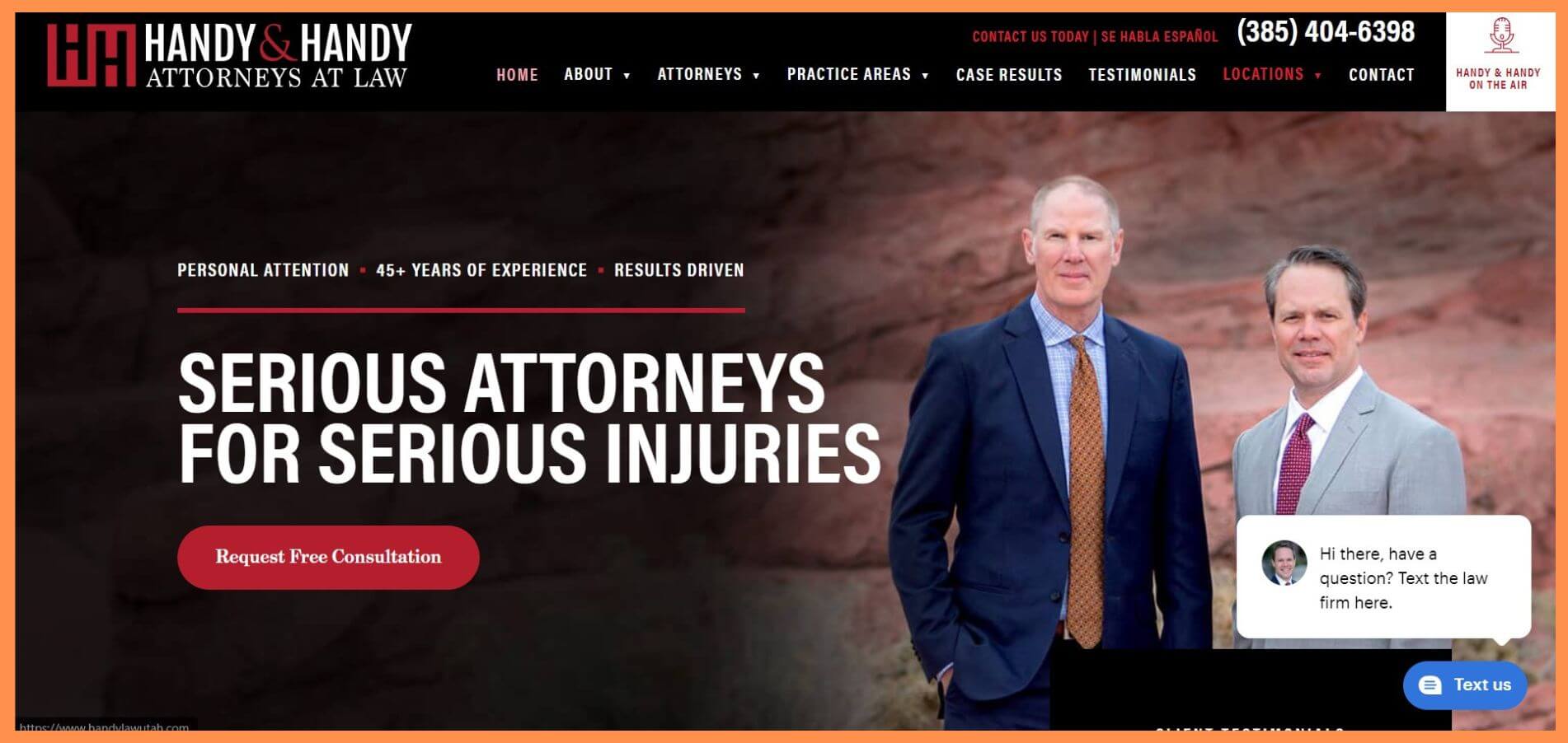 Handy & Handy salt lake city truck accident lawyer