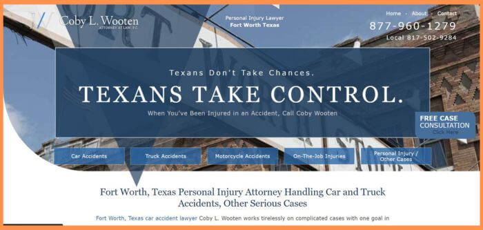 Coby L. Wooten Fort Worth Truck Accident Lawyer