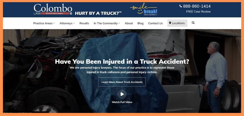 Colombo Law Personal Injury Lawyer Morgantown Truck Accident Lawyer