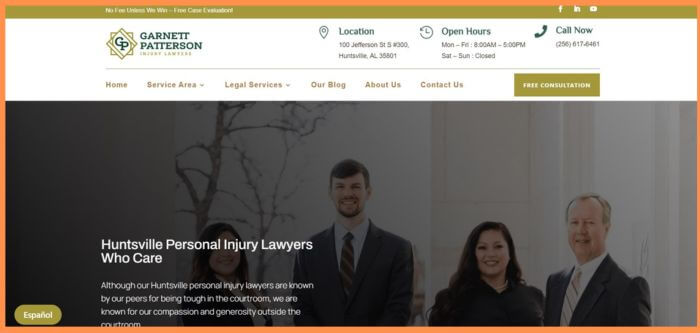 Garnett Patterson Birmingham Truck Accident Lawyer