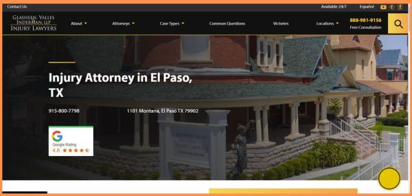 Glasheen, Valles & Inderman El Paso Truck Accident Attorneys 