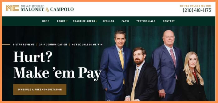 Law Offices Of Maloney & Campolo San Antonio Semi Truck Accident Lawyer