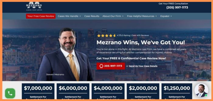 Mezrano Birmingham Truck Accident Lawyer