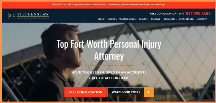 Stephens Law Fort Worth Truck Accident Lawyer